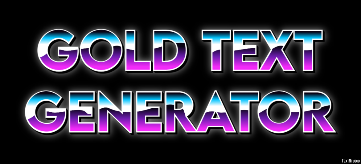 Gold Text Generator Effetto testo