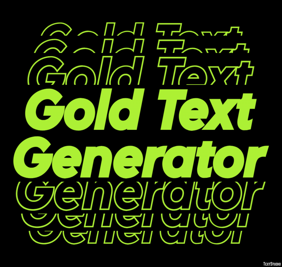 Gold Text Generator Effetto testo