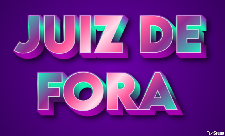 Juiz de Fora Texteffekt