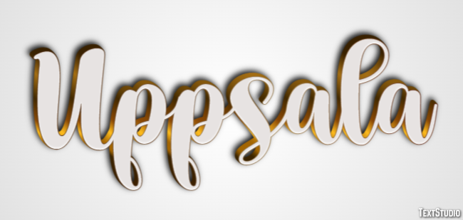 Uppsala Efecto de Texto