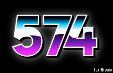 574 Text Effect