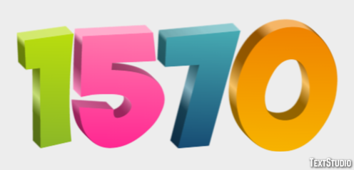 1570 Effet de texte