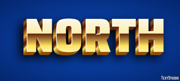 North Text Effect