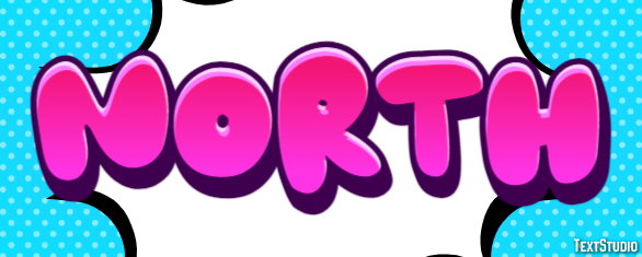North Text Effect