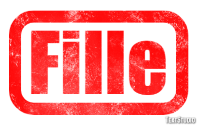 Fille Efecto de texto