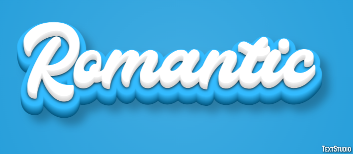 Romantic Text Effect
