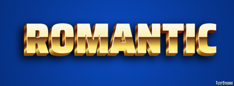 Romantic Text Effect
