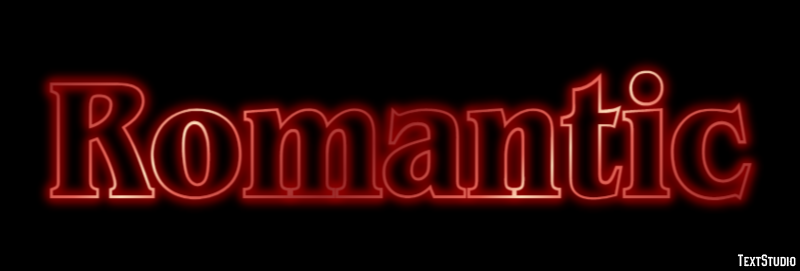 Romantic Text Effect