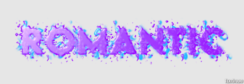 Romantic Text Effect