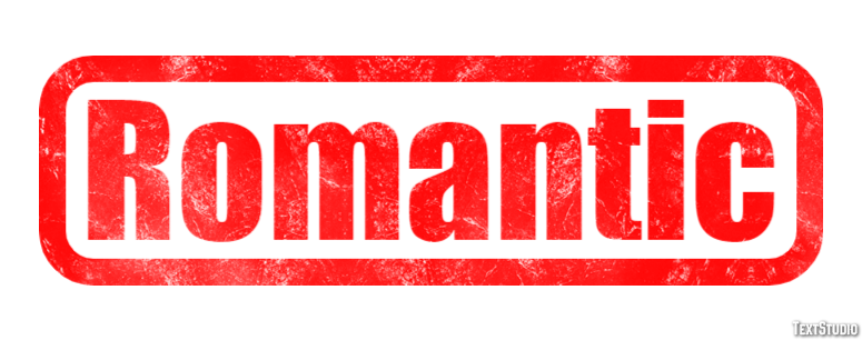 Romantic Tekst effect