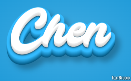 Chen Efecto de Texto