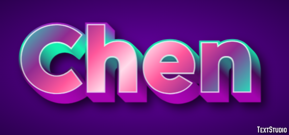 Chen Text Effect