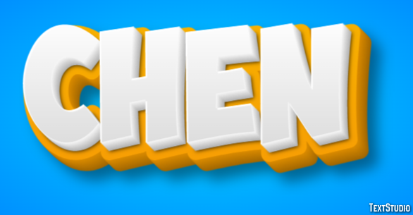 Chen Texteffekt