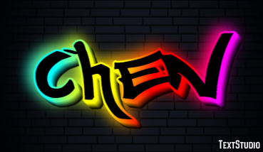 Chen Text effect