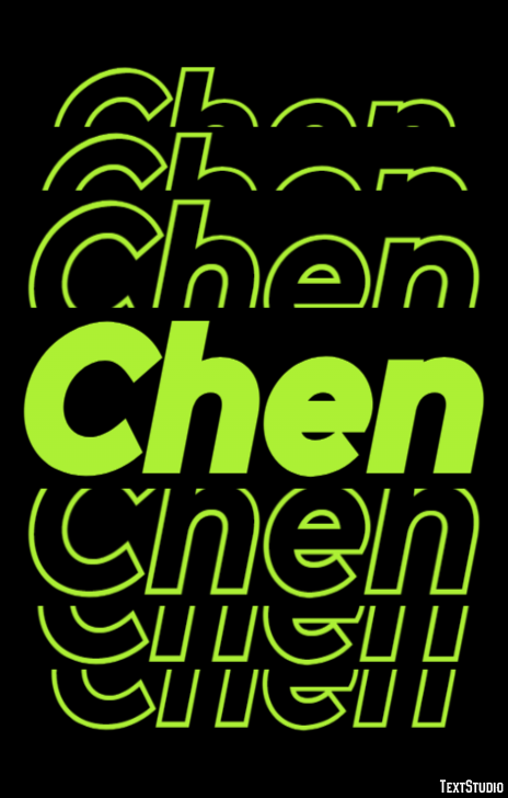 Chen Text Effect
