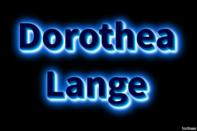 Dorothea Lange Efeito do texto