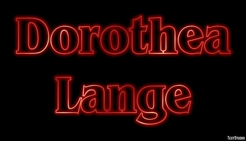 Dorothea Lange Efeito do texto