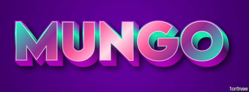 Mungo Text effect