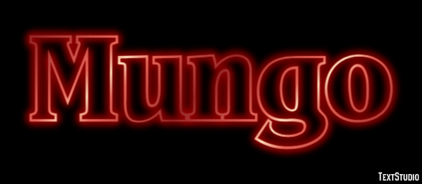 Mungo Text effect