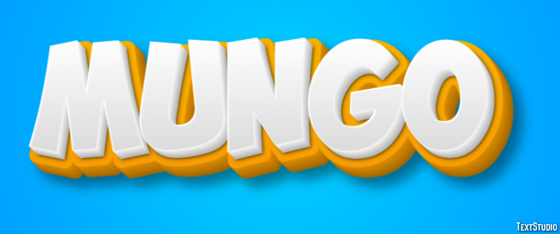 Mungo Text effect