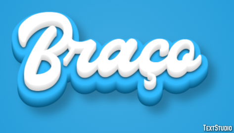 Braço Text effect