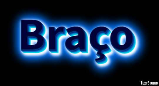 Braço Text Effect