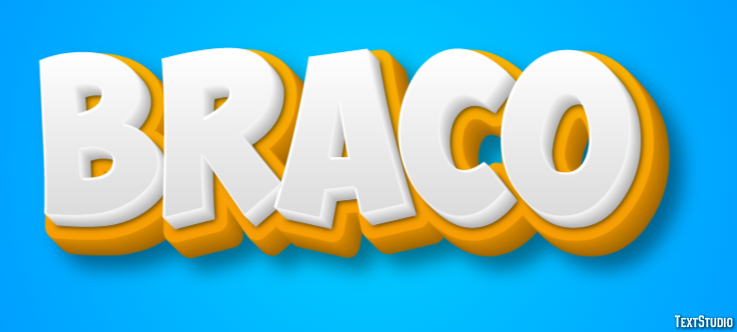 Braço Text Effect
