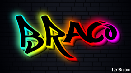 Braço Text effect