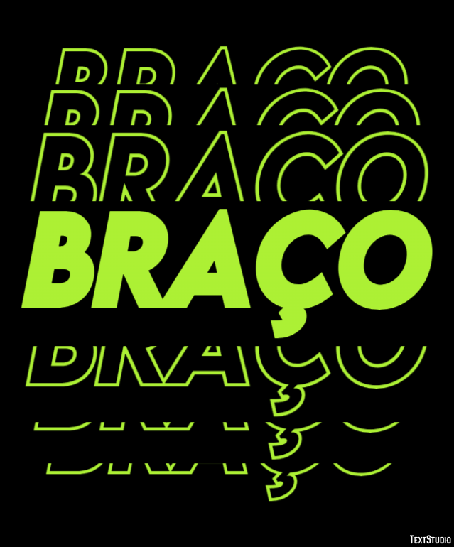 Braço Text Effect