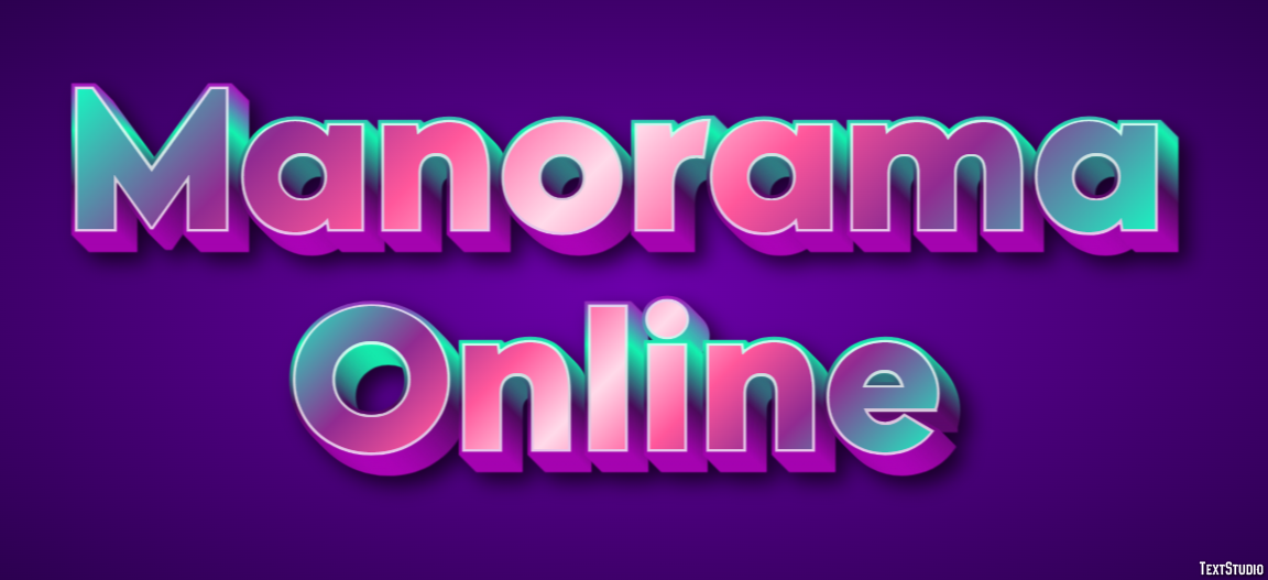 Manorama Online Efeito de texto