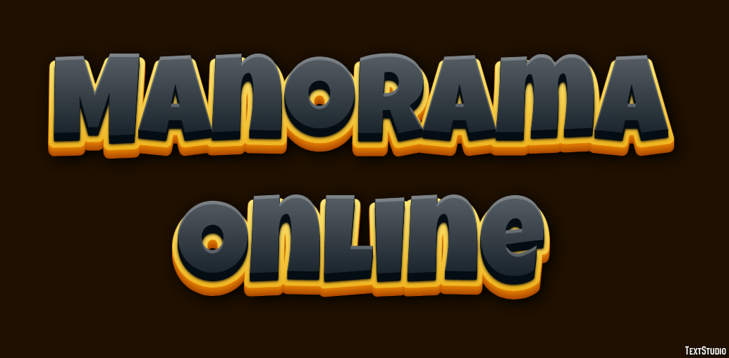 Manorama Online Efeito de texto