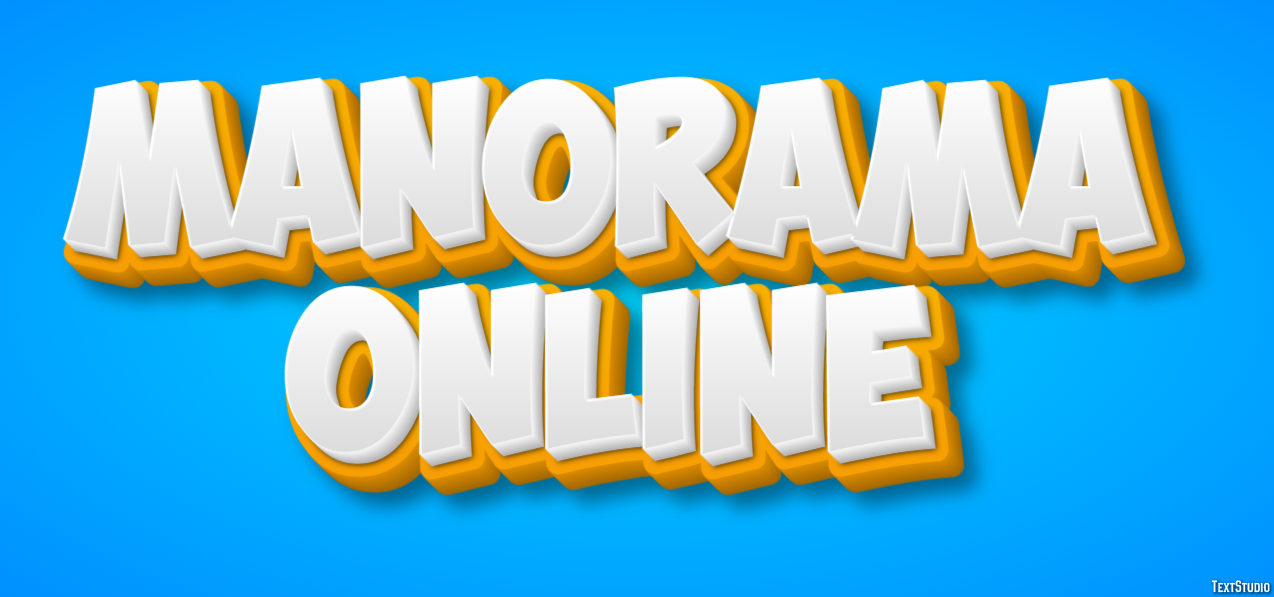 Manorama Online Efeito de texto