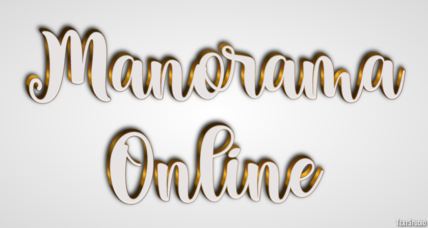Manorama Online Efecto de texto