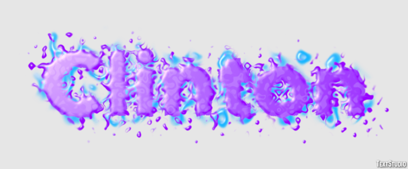 Clinton Text Effect