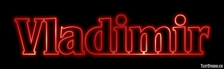 Vladimir Эффект текста
