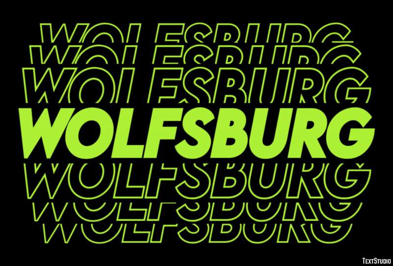 Wolfsburg Efekt tekstowy