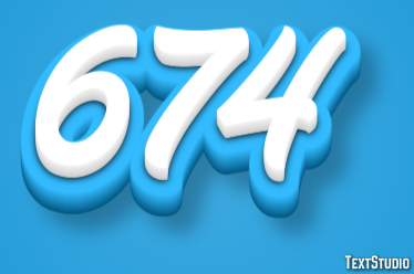 674 Text Effect