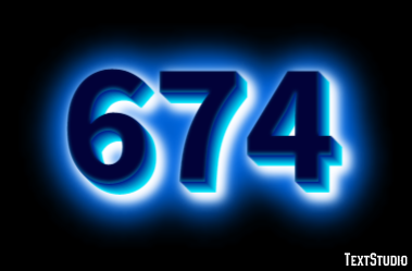 674 Text Effect