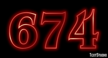 674 Text effect