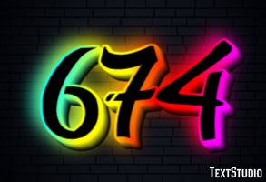 674 Text Effect