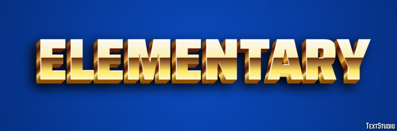 Elementary Effetto testo