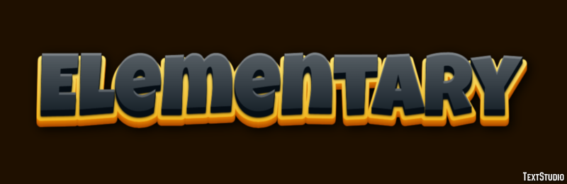 Elementary Effetto testo