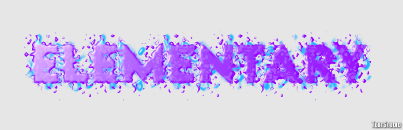 Elementary Text Effect