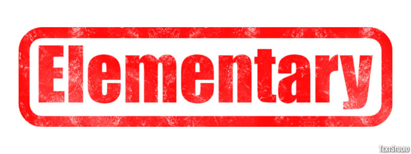 Elementary Text Effect