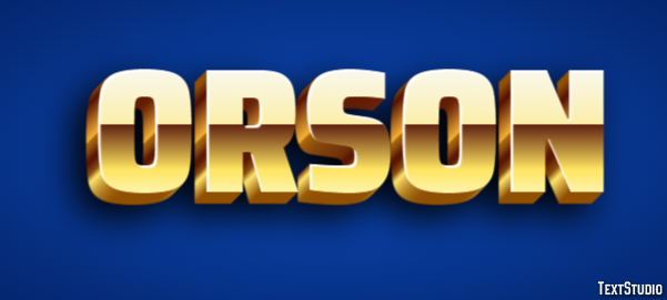 Orson Tekst Effect