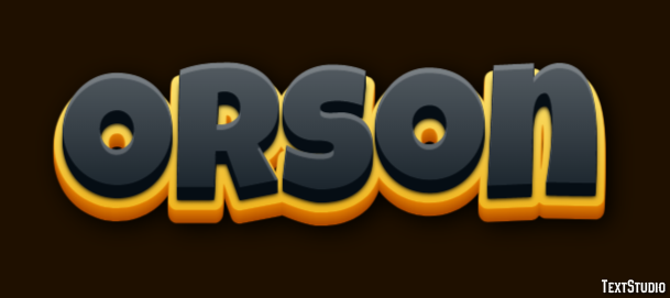 Orson Tekst effect
