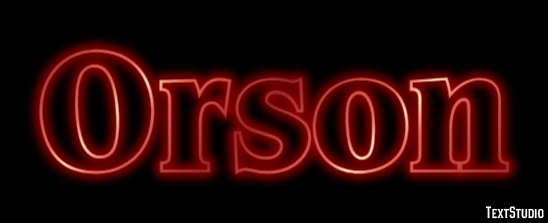 Orson Tekst Effect