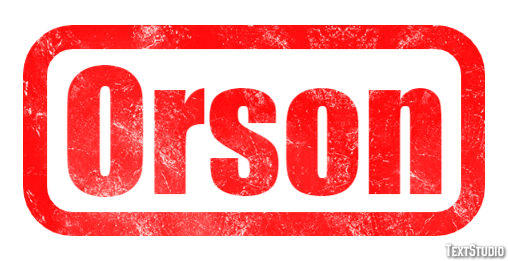 Orson Tekst effect