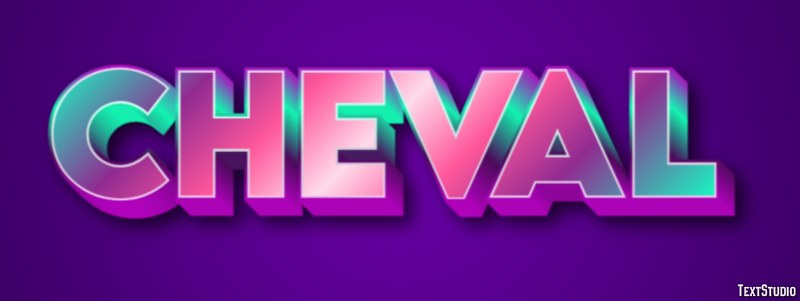 Cheval Effet de texte