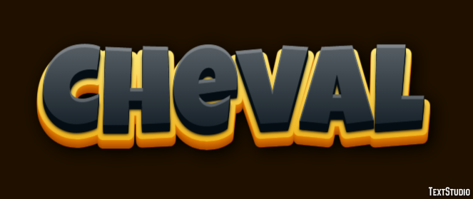Cheval Effet de texte